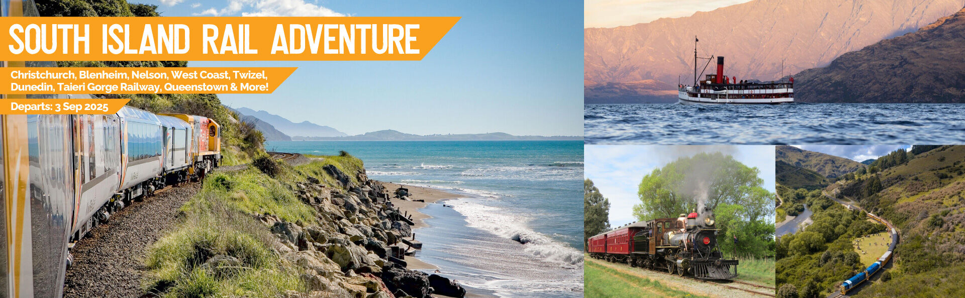 South Island Rail Adventure