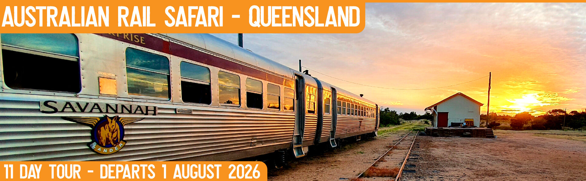Australina Rail Safari - Queensland 2026