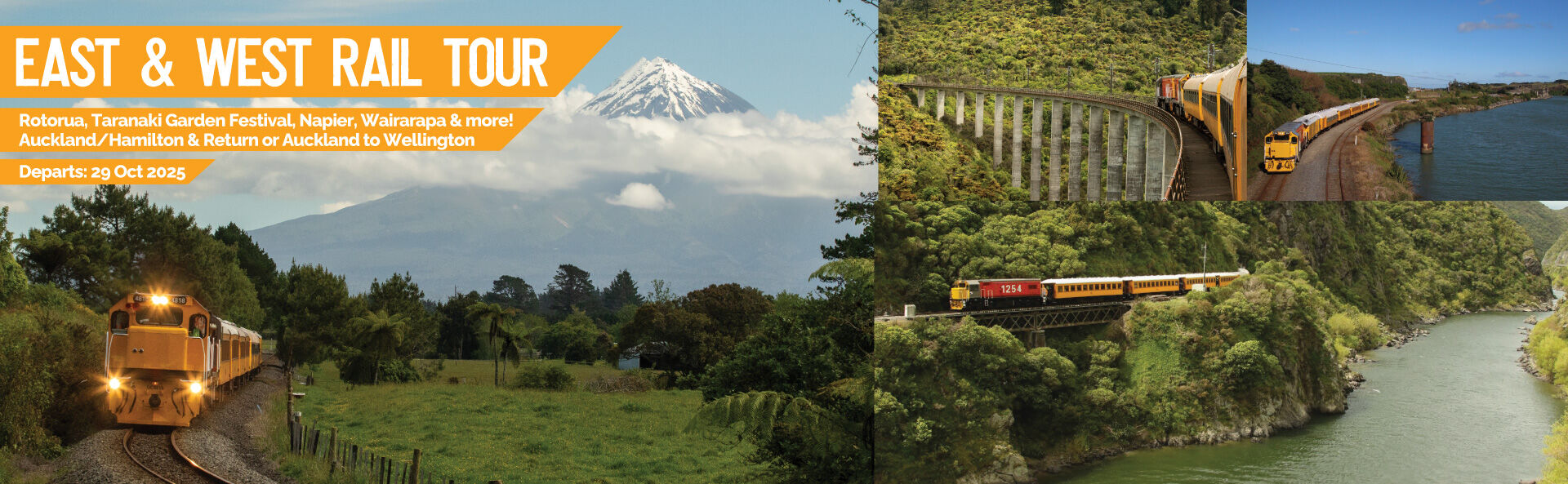 East & West - 13 Day Rail Tour - November 2025 