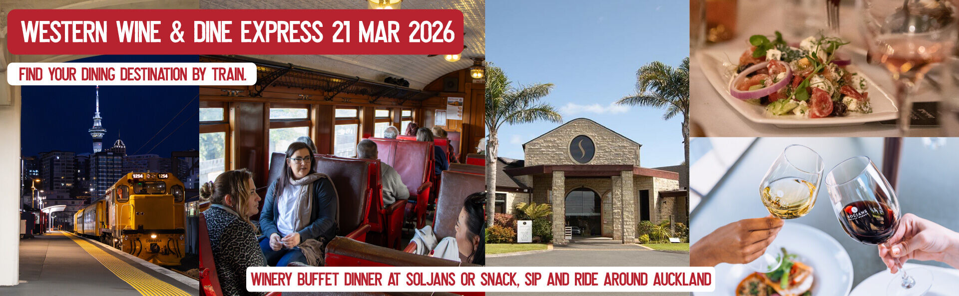 Grab your friends for a night out with a differnce on the Western Wine and Dine FLyer
