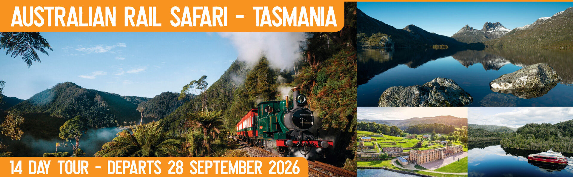 Australina Rail Safari - Tasmania 2026